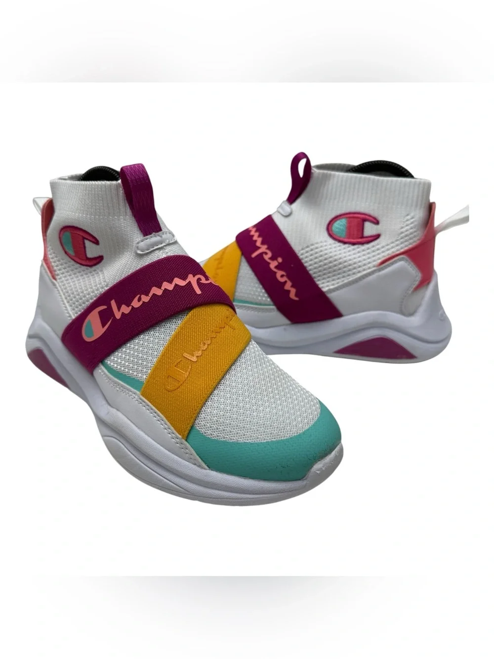 Champion Women's Lady Legend V CB High-Top SNEAKER Sz 6